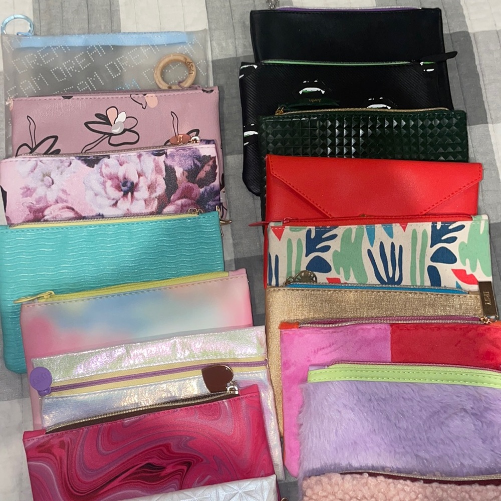 Ipsy bags (and a random coach bag pictured last)